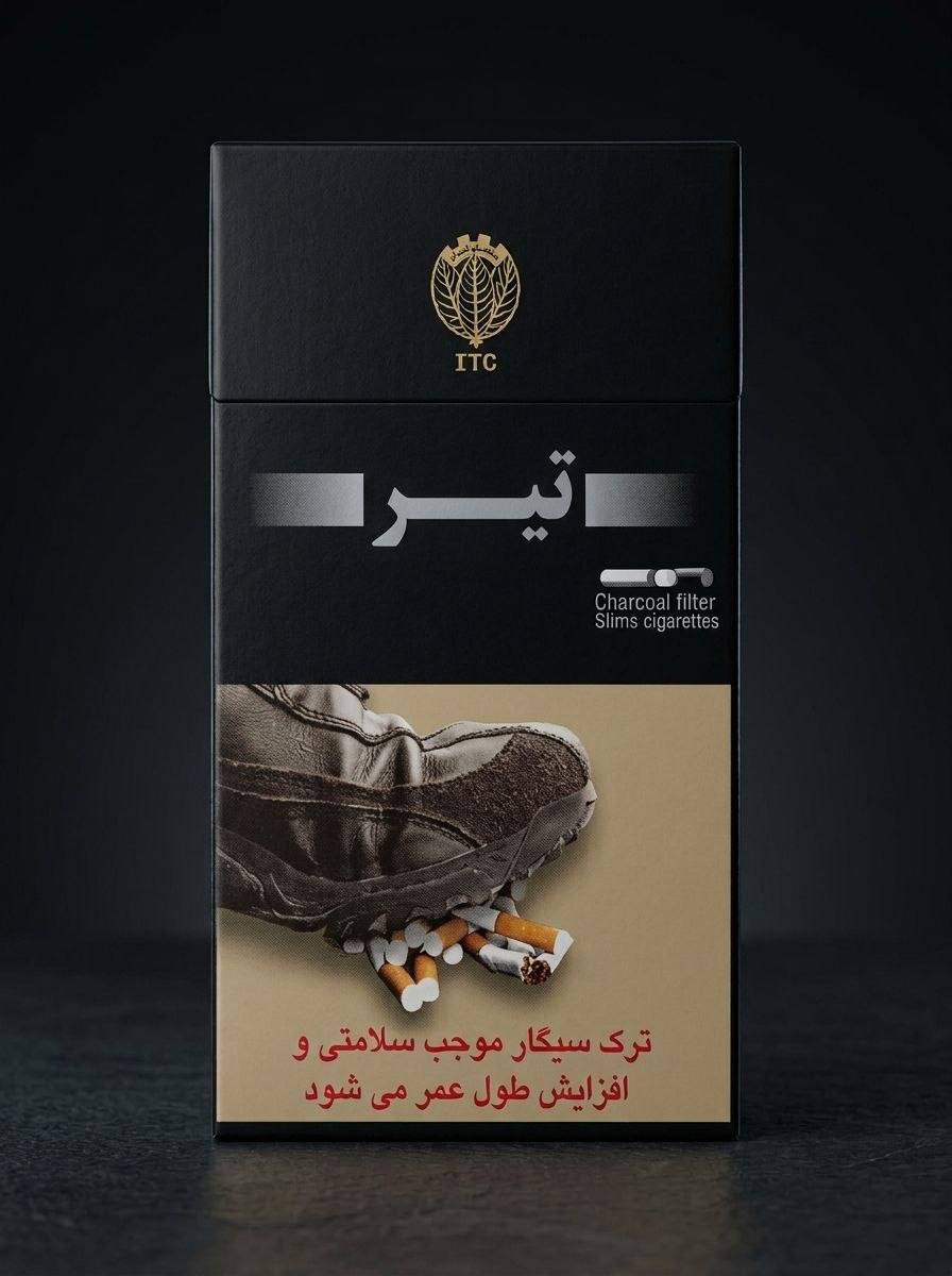  سیگار تیر اسلیم مشکی Tir Black 