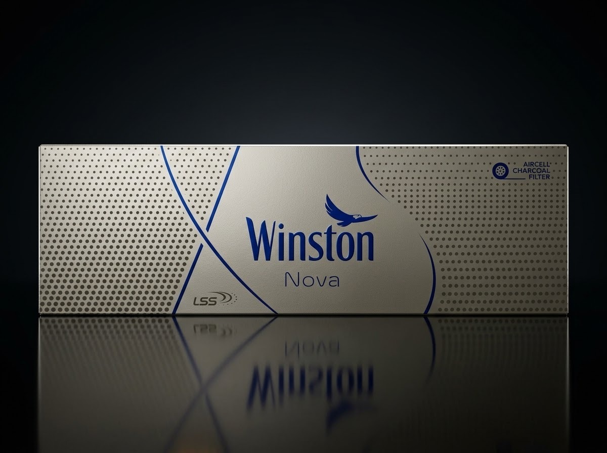  سیگار وینستون نوا نقره‌ای باکسی Winston Nova Silver 